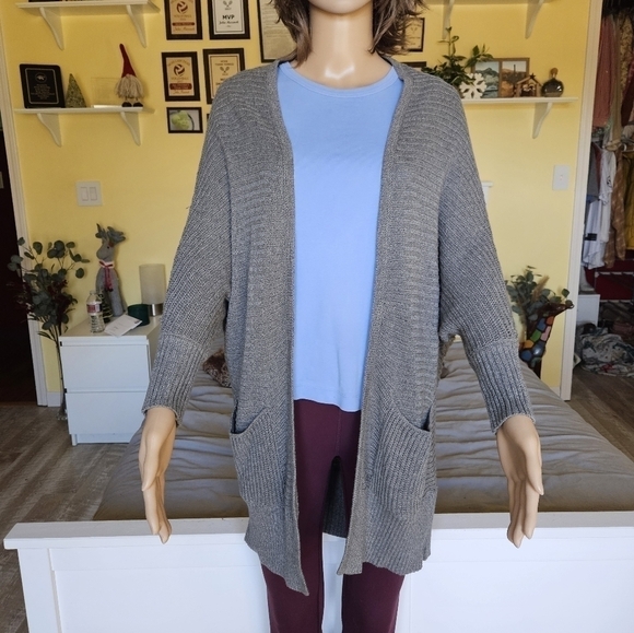 AEO Open Front Cardigan - Picture 2 of 15